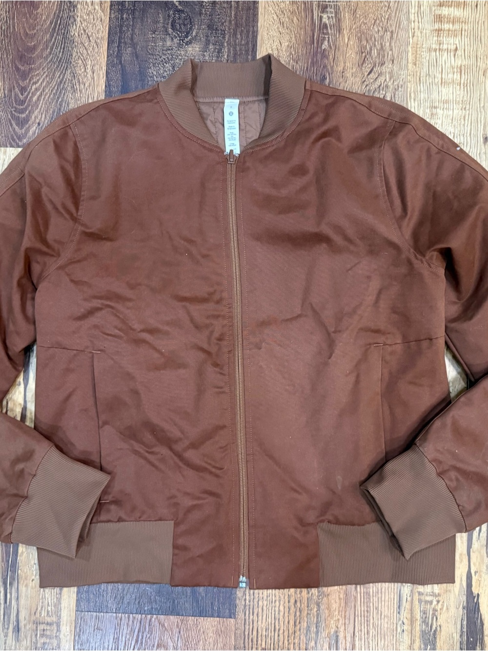 Women’s Lululemon Non-Stop Brown Bomber Jacket - Like New